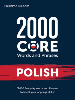 cover image of 2000 Core Words and Phrases: Polish